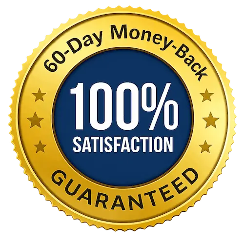 Official 60-day satisfaction guarantee seal