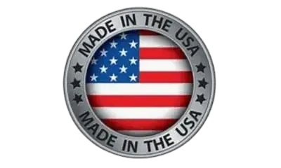 Made in the USA seal representing domestic manufacturing and quality standards