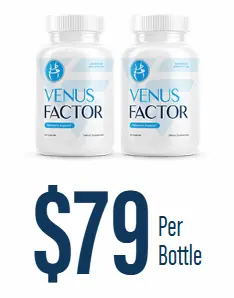 Venus Factor starter package with 2 bottles for a 60-day supply