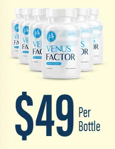 Venus Factor 6-bottle package with 180-day supply and free shipping