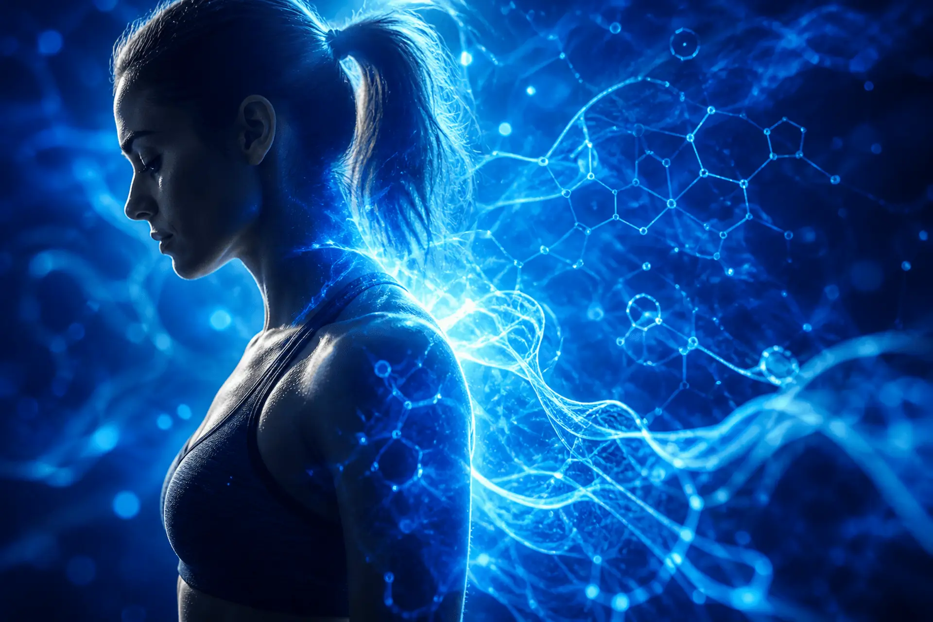 Venus Factor metabolic wellness concept visualizing energy balance and cellular support.